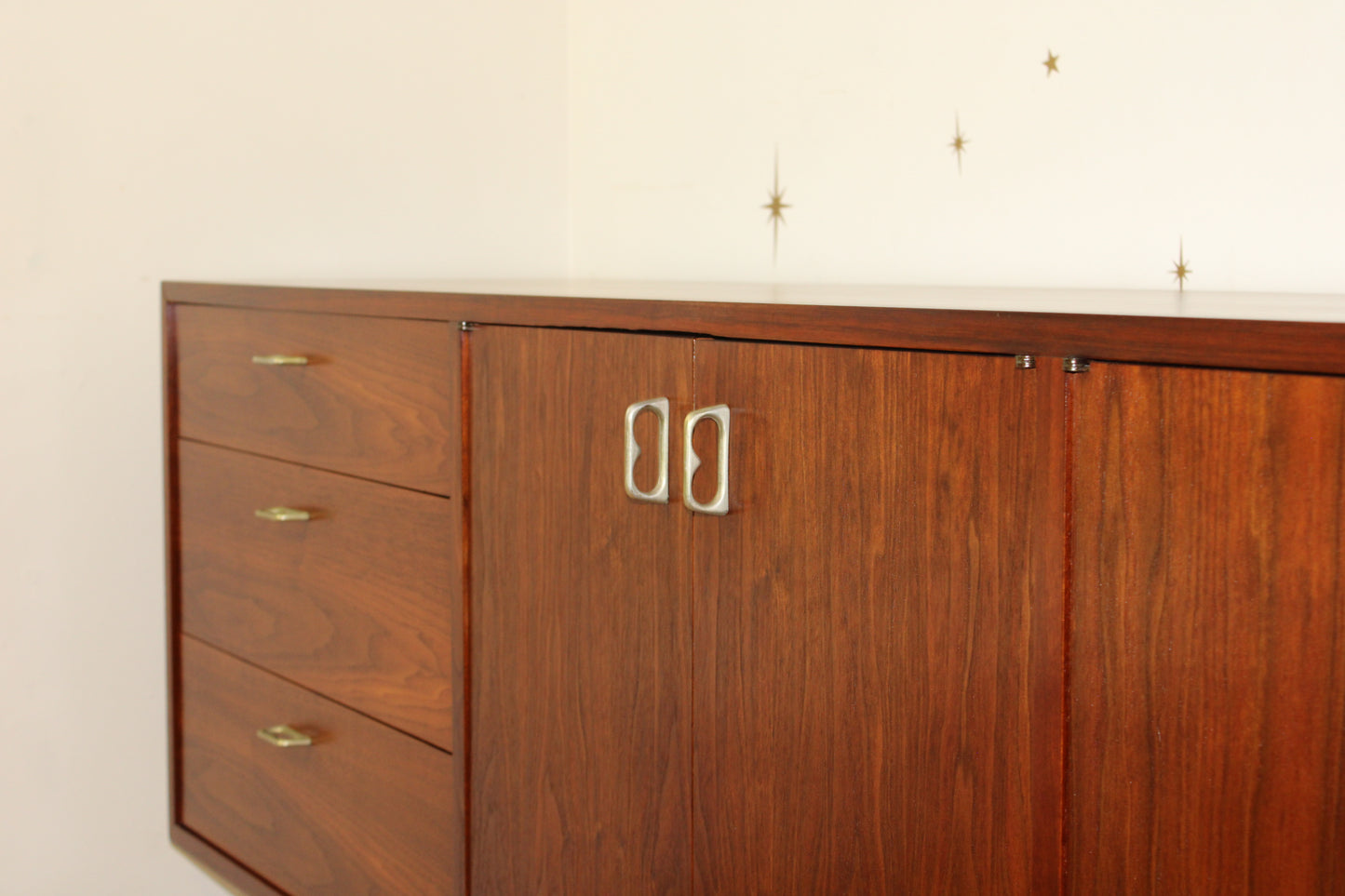 American Modernist Walnut Sideboard by Jack Cartwright