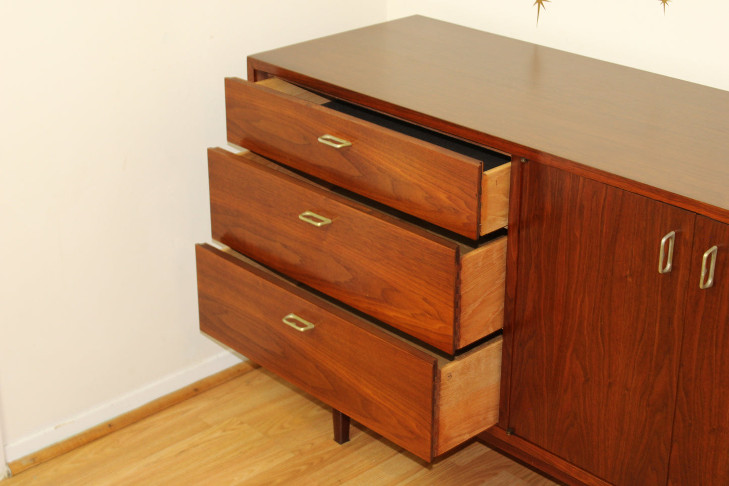 American Modernist Walnut Sideboard by Jack Cartwright