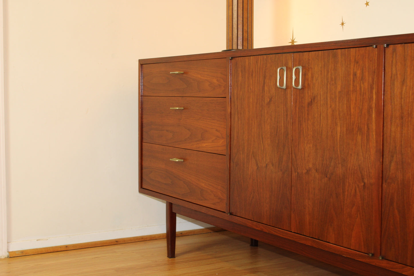 American Modernist Walnut Sideboard by Jack Cartwright