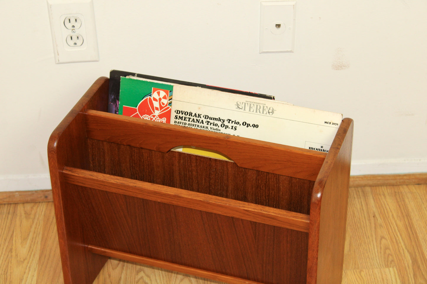 Danish Teak Magazine/Record Holder