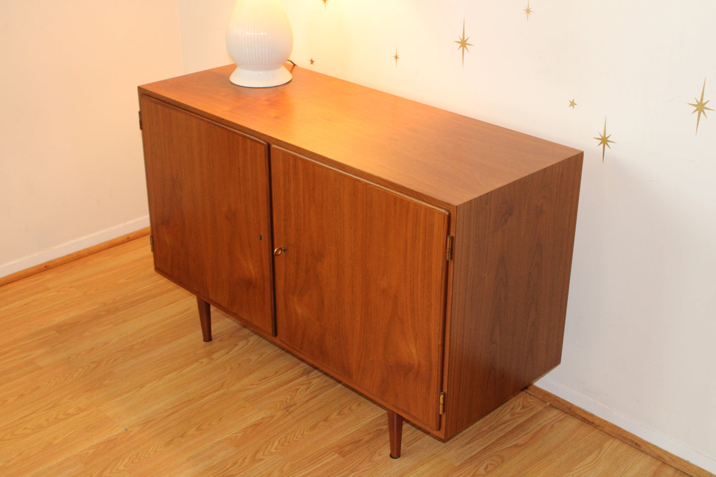 Carlo Jensen - Danish Modern Walnut Compact sideboard