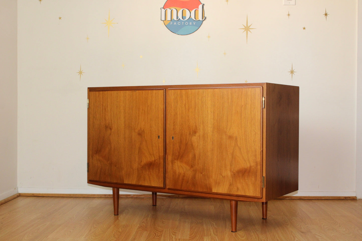 Carlo Jensen - Danish Modern Walnut Compact sideboard