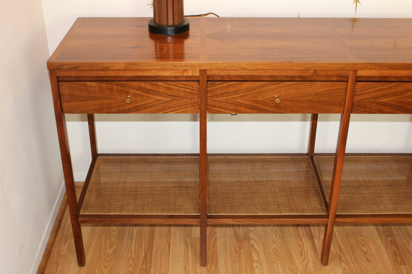 Paul McCobb - Lane "Delineator" Walnut & Rosewood Console Table