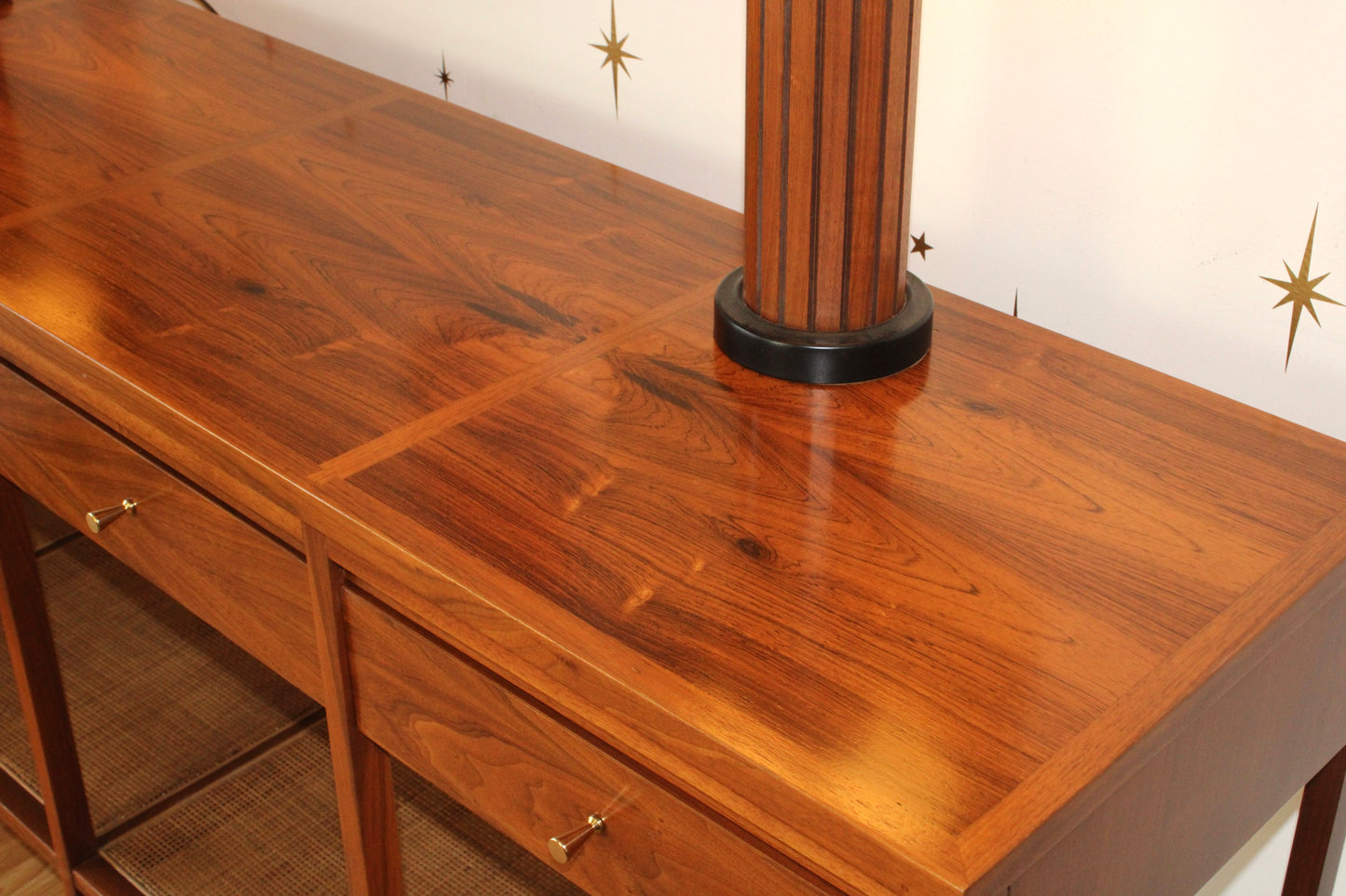 Paul McCobb - Lane "Delineator" Walnut & Rosewood Console Table