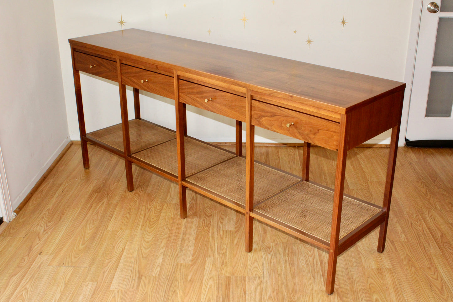 Paul McCobb - Lane "Delineator" Walnut & Rosewood Console Table