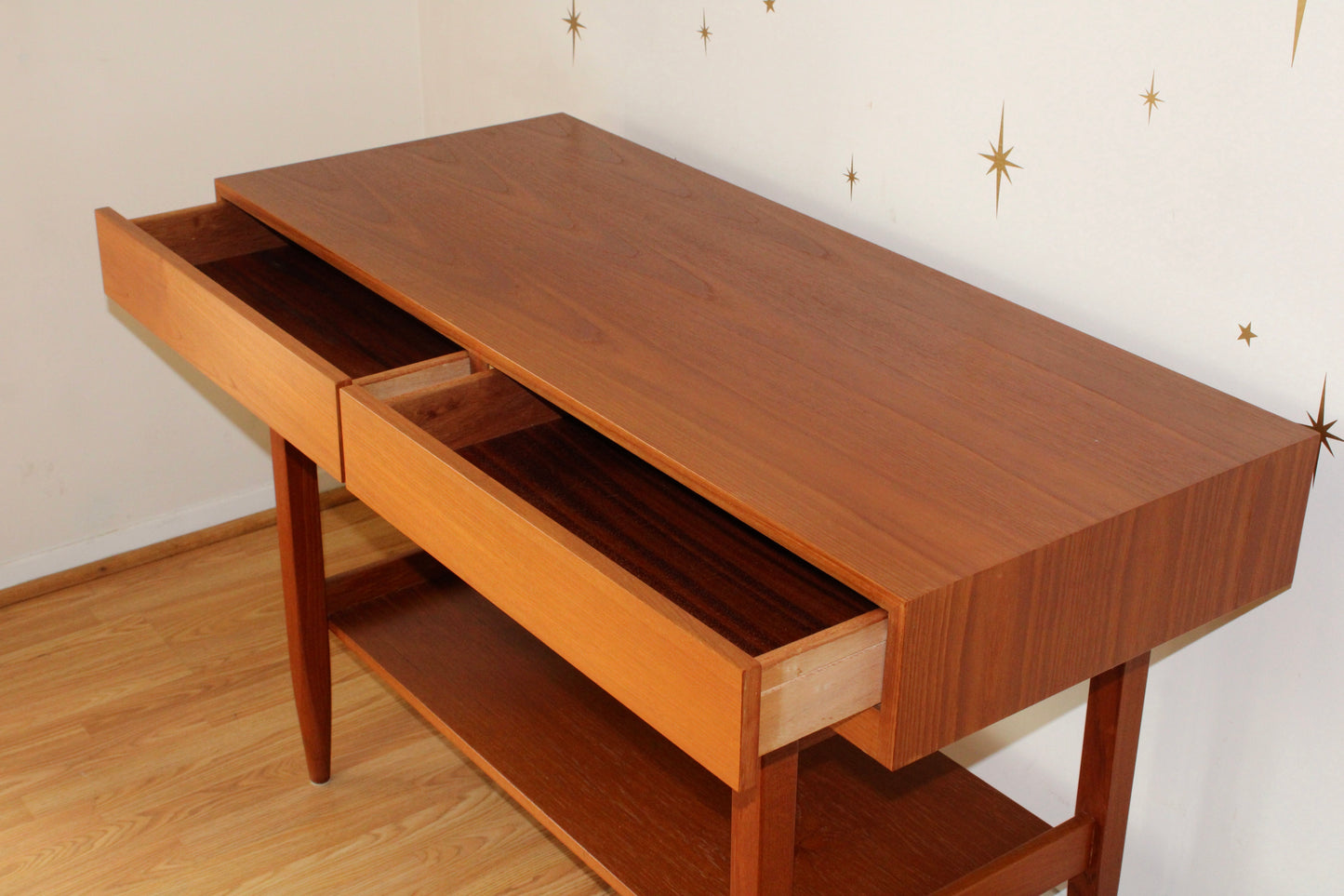 Ib Kofod Larsen - Danish Modern Teak Console Table w/ Drawers