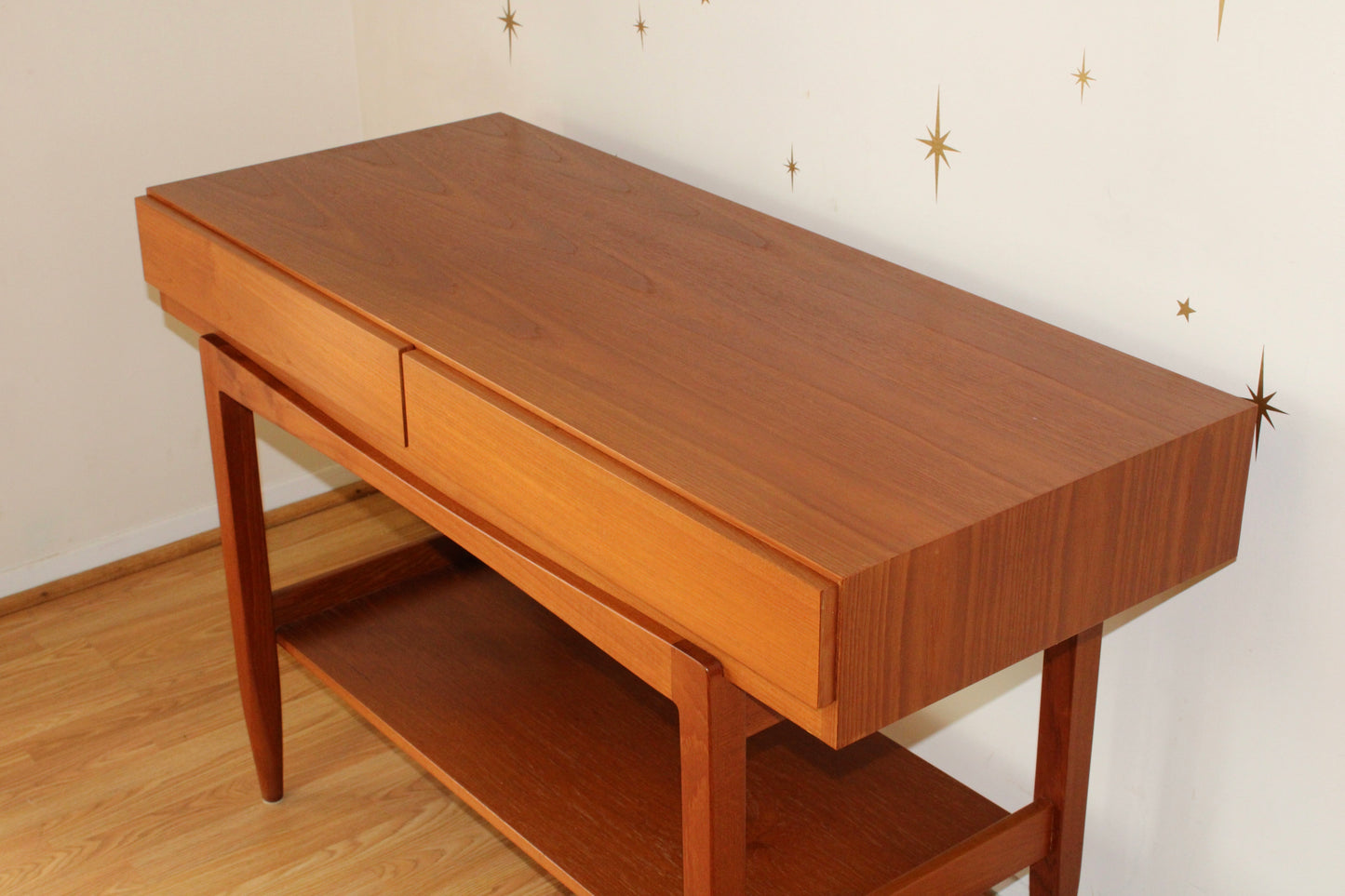 Ib Kofod Larsen - Danish Modern Teak Console Table w/ Drawers