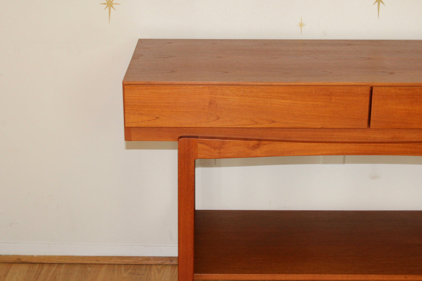 Ib Kofod Larsen - Danish Modern Teak Console Table w/ Drawers