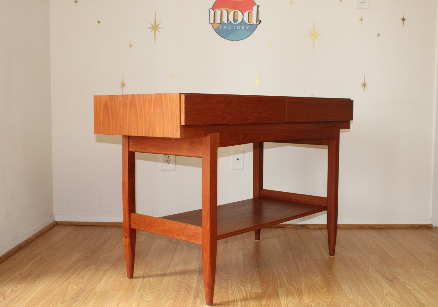 Ib Kofod Larsen - Danish Modern Teak Console Table w/ Drawers
