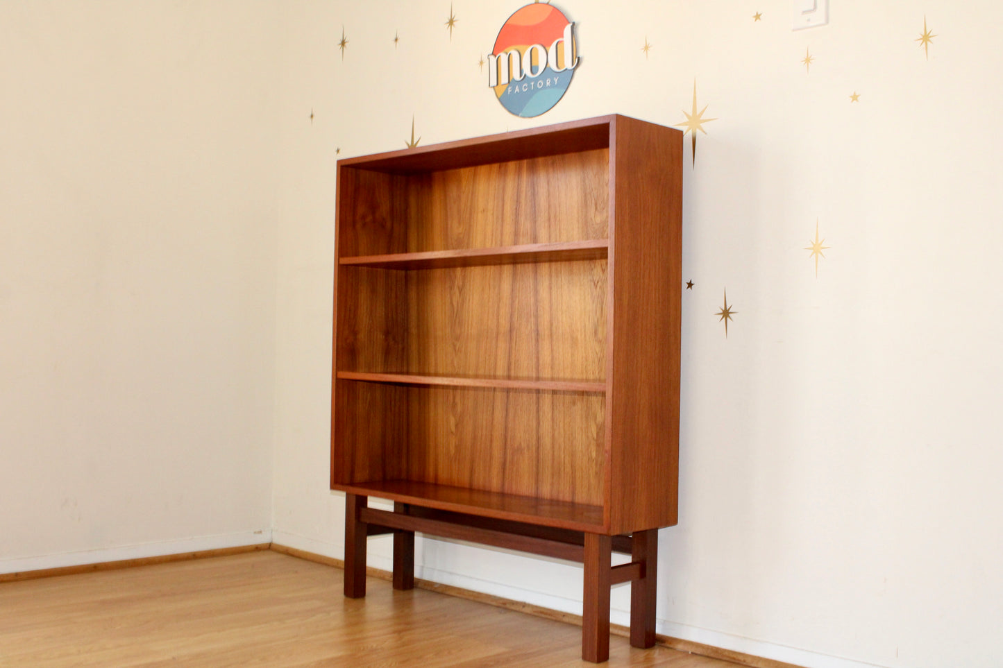 Ultra-Compact Danish Teak Bookcase by Vitré, Denmark