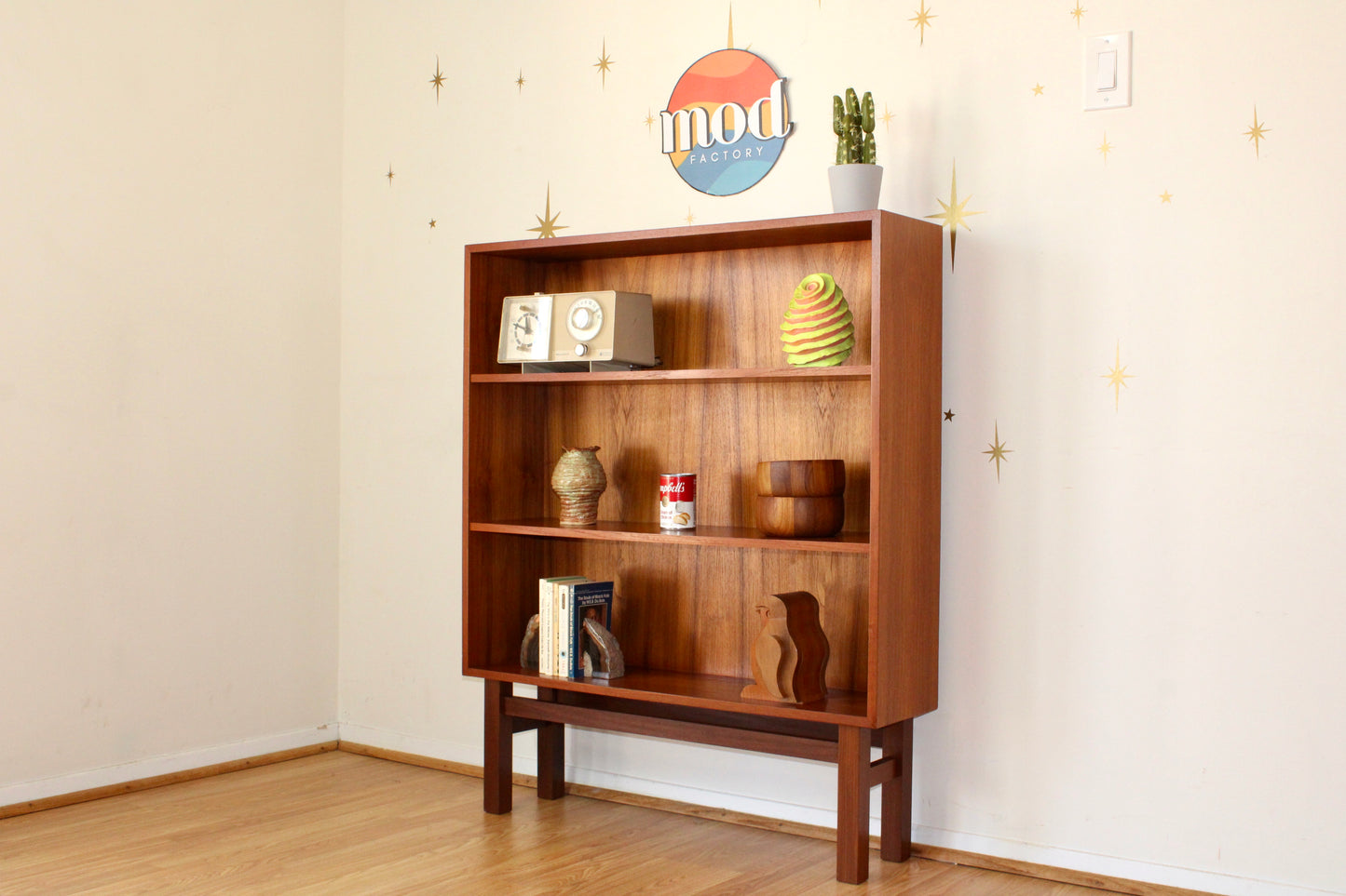 Ultra-Compact Danish Teak Bookcase by Vitré, Denmark