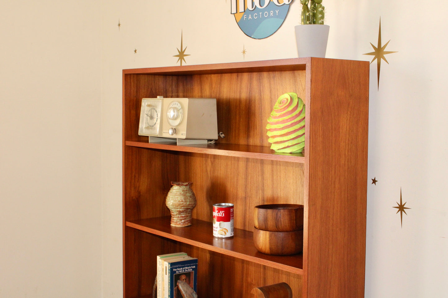 Ultra-Compact Danish Teak Bookcase by Vitré, Denmark