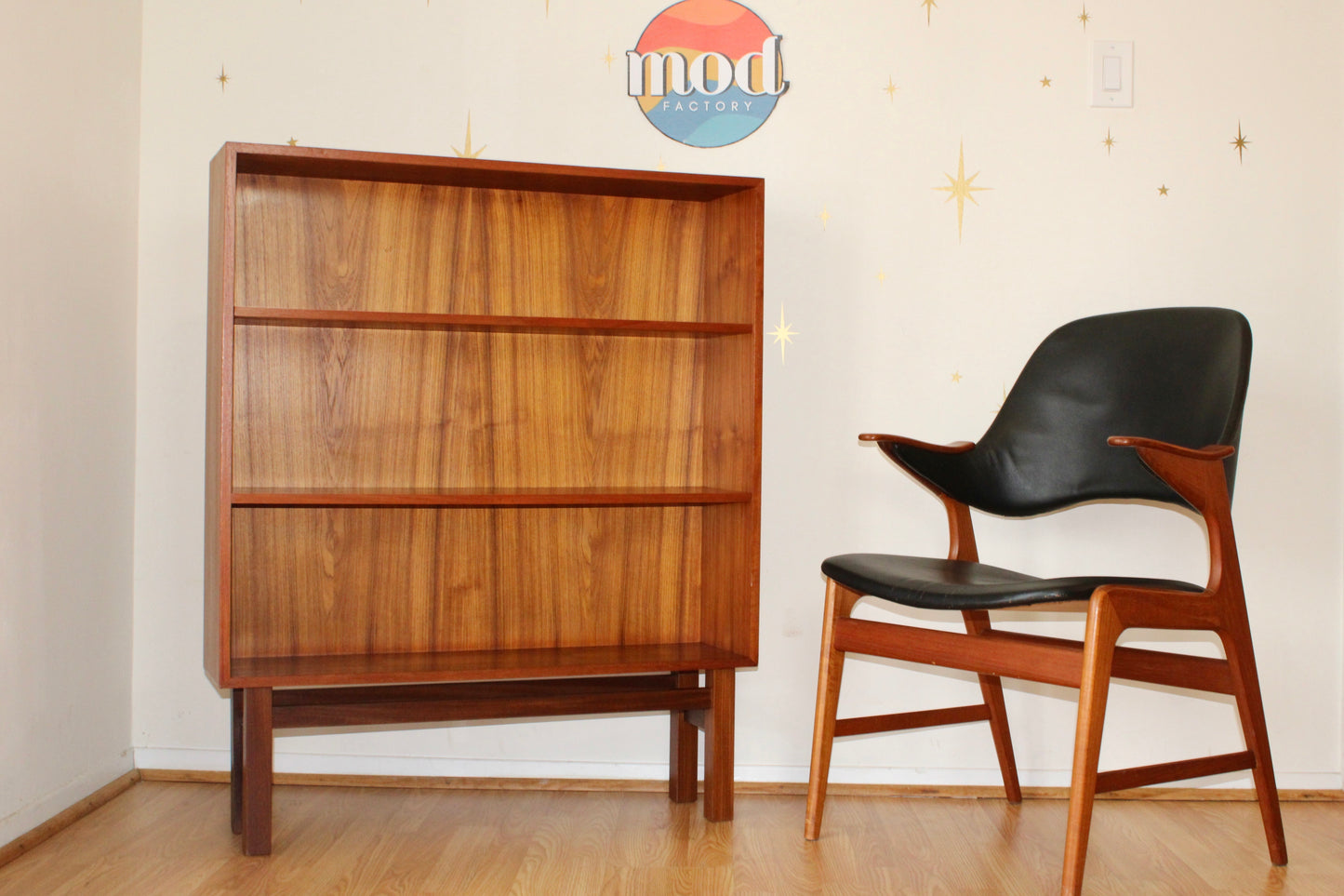 Ultra-Compact Danish Teak Bookcase by Vitré, Denmark