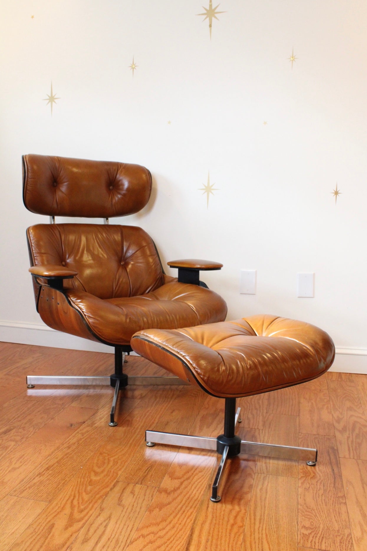 Camel Plycraft Lounge Chair
