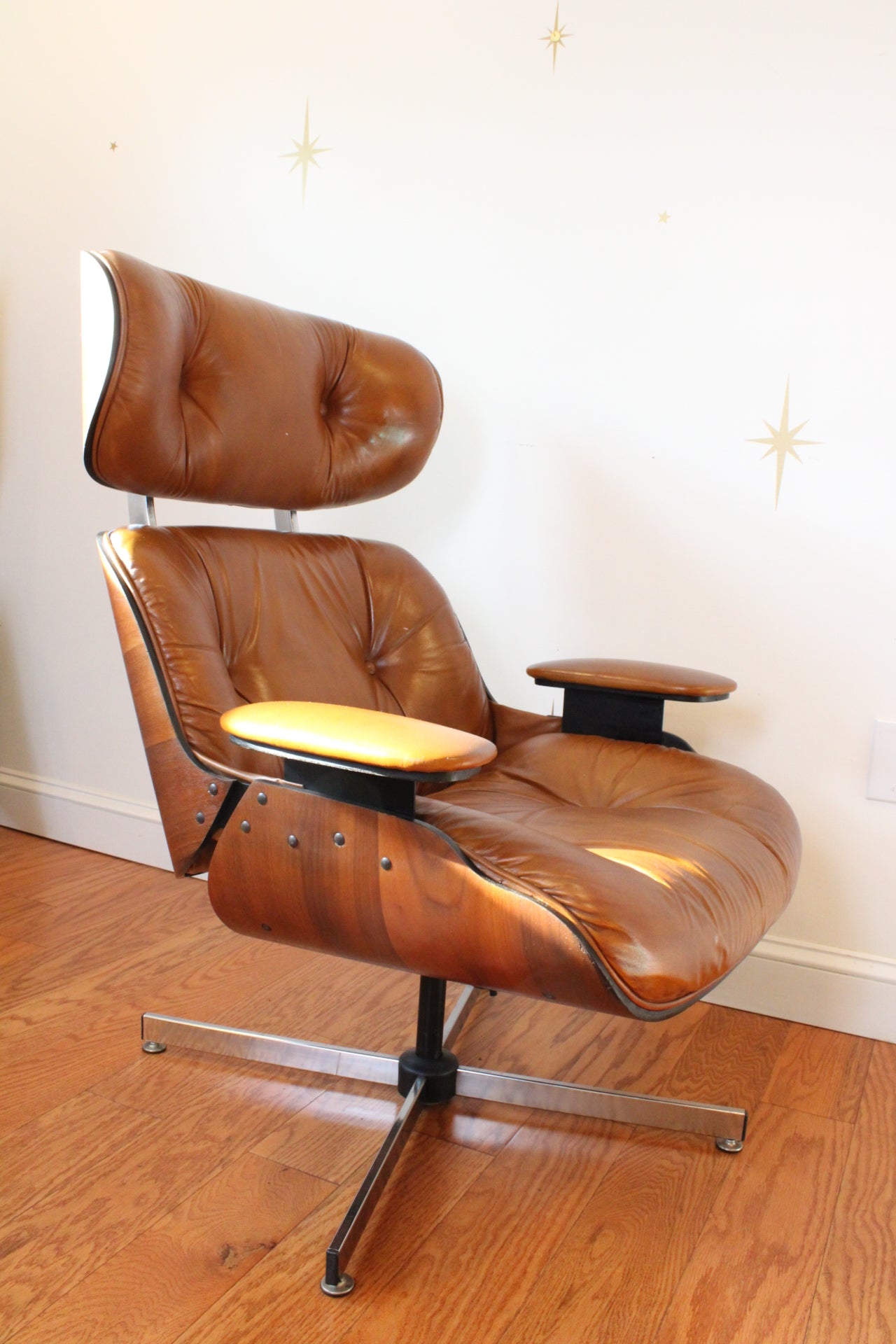 Camel Plycraft Lounge Chair