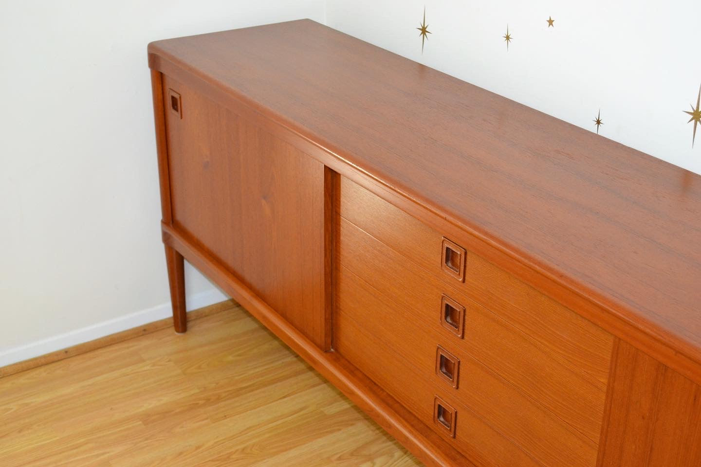 H.W. Klein for Bramin Mobler Teak Credenza/Sideboard