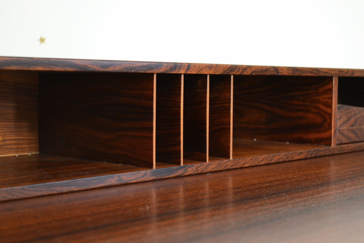 1972 Peter Lovig Danish Rosewood 'Flip-Top' Partners Desk