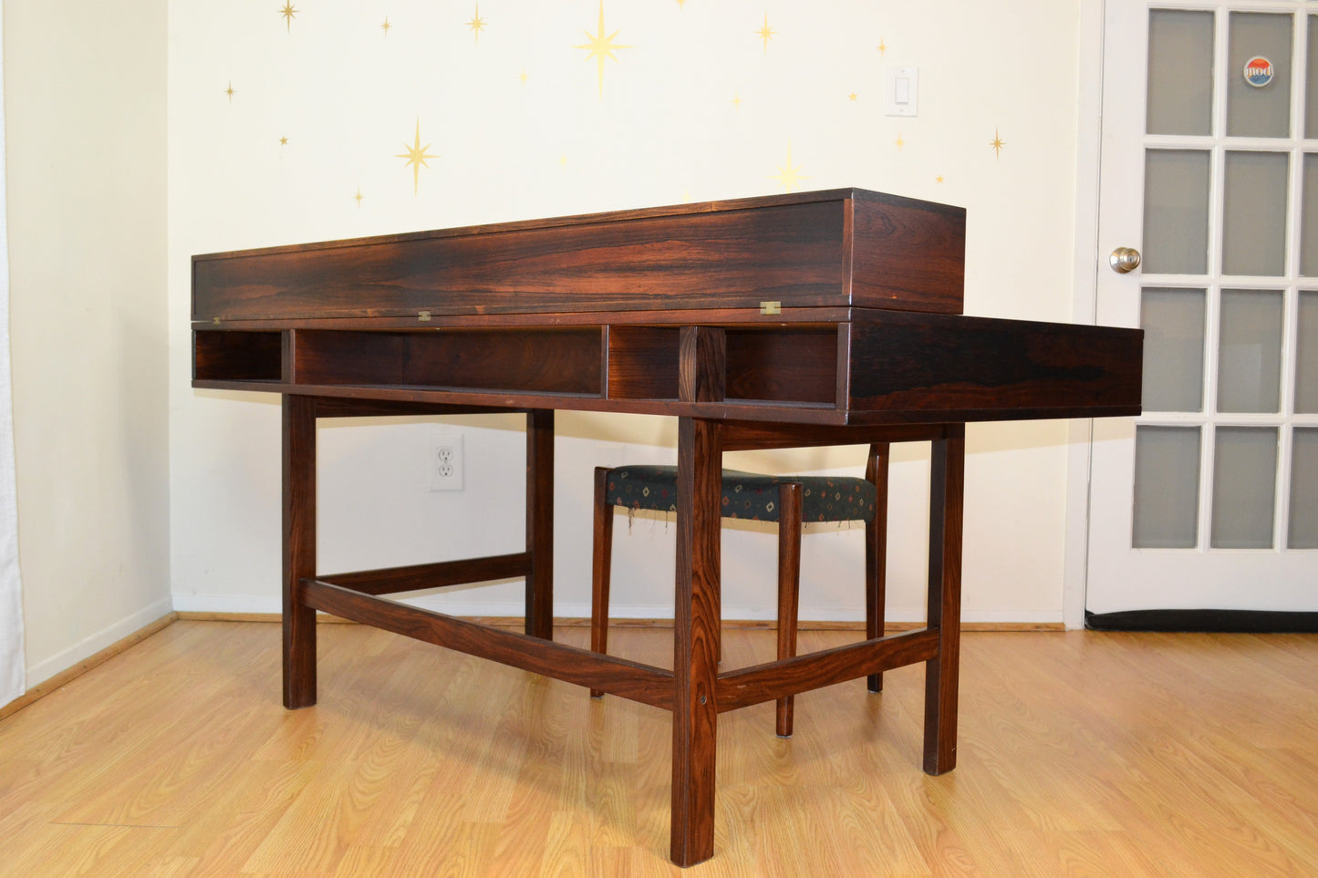 1972 Peter Lovig Danish Rosewood 'Flip-Top' Partners Desk