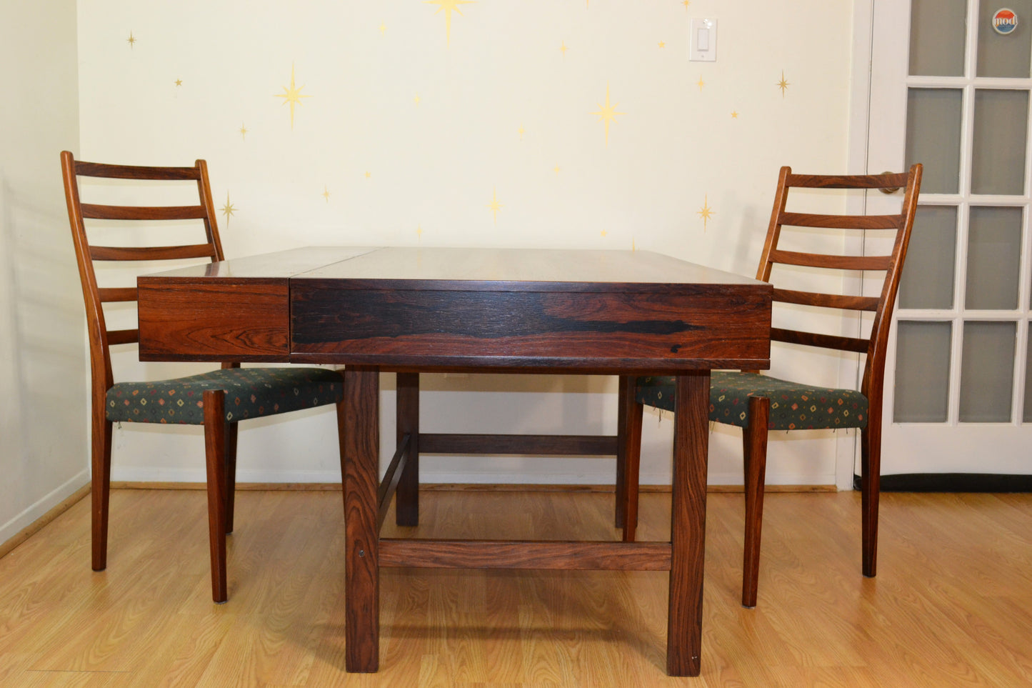 1972 Peter Lovig Danish Rosewood 'Flip-Top' Partners Desk