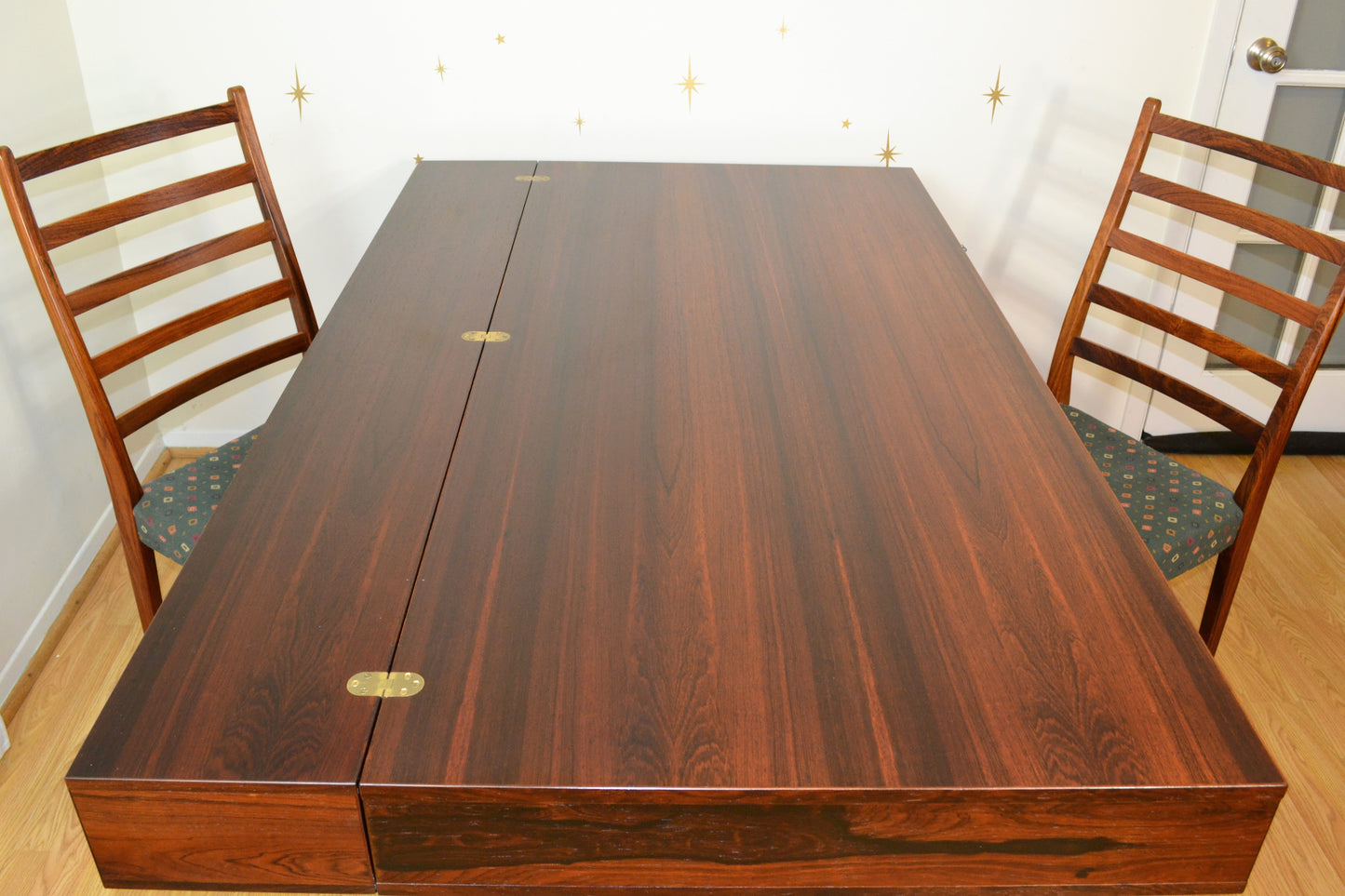 1972 Peter Lovig Danish Rosewood 'Flip-Top' Partners Desk