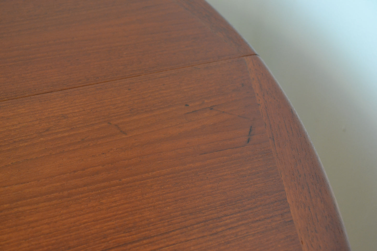 Danish Teak Round to Oval Dining Table V.V.Møbler, Spøttrup