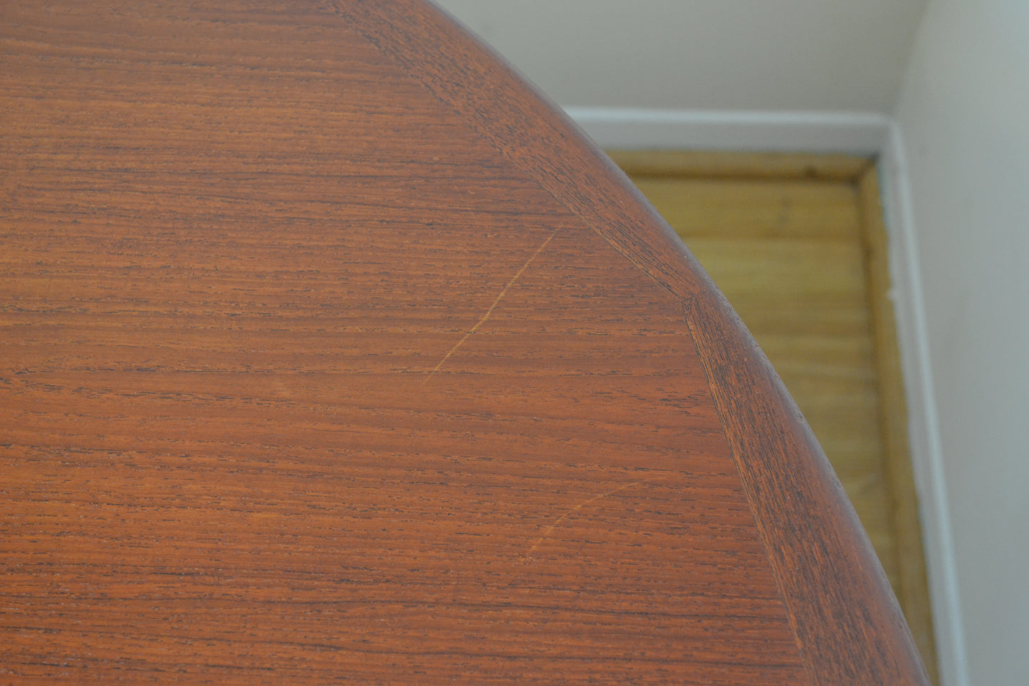 Danish Teak Round to Oval Dining Table V.V.Møbler, Spøttrup