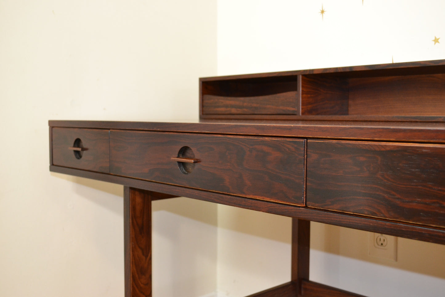 1972 Peter Lovig Danish Rosewood 'Flip-Top' Partners Desk