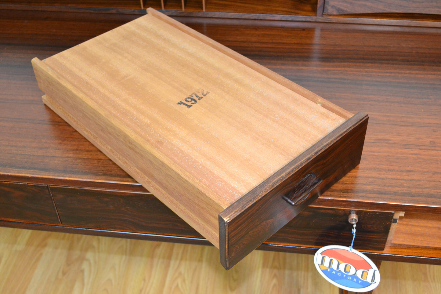 1972 Peter Lovig Danish Rosewood 'Flip-Top' Partners Desk