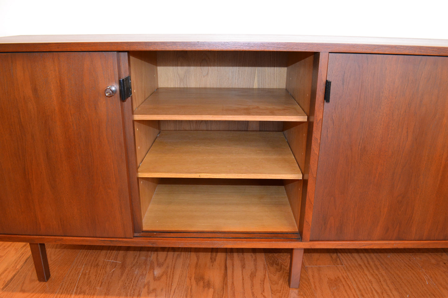 Florence Knoll Walnut Credenza