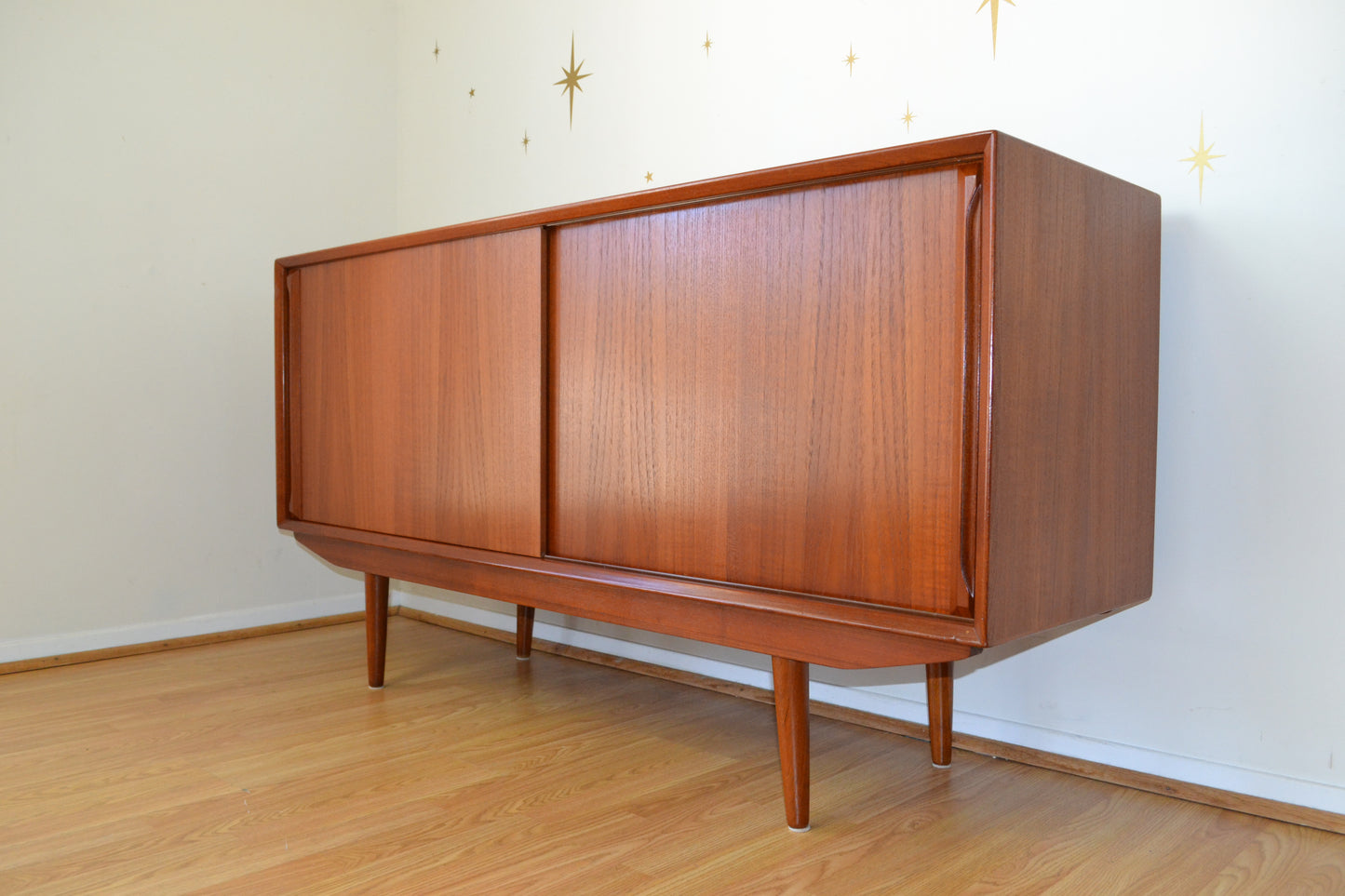 Danish Teak Petite Sideboard/Credenza