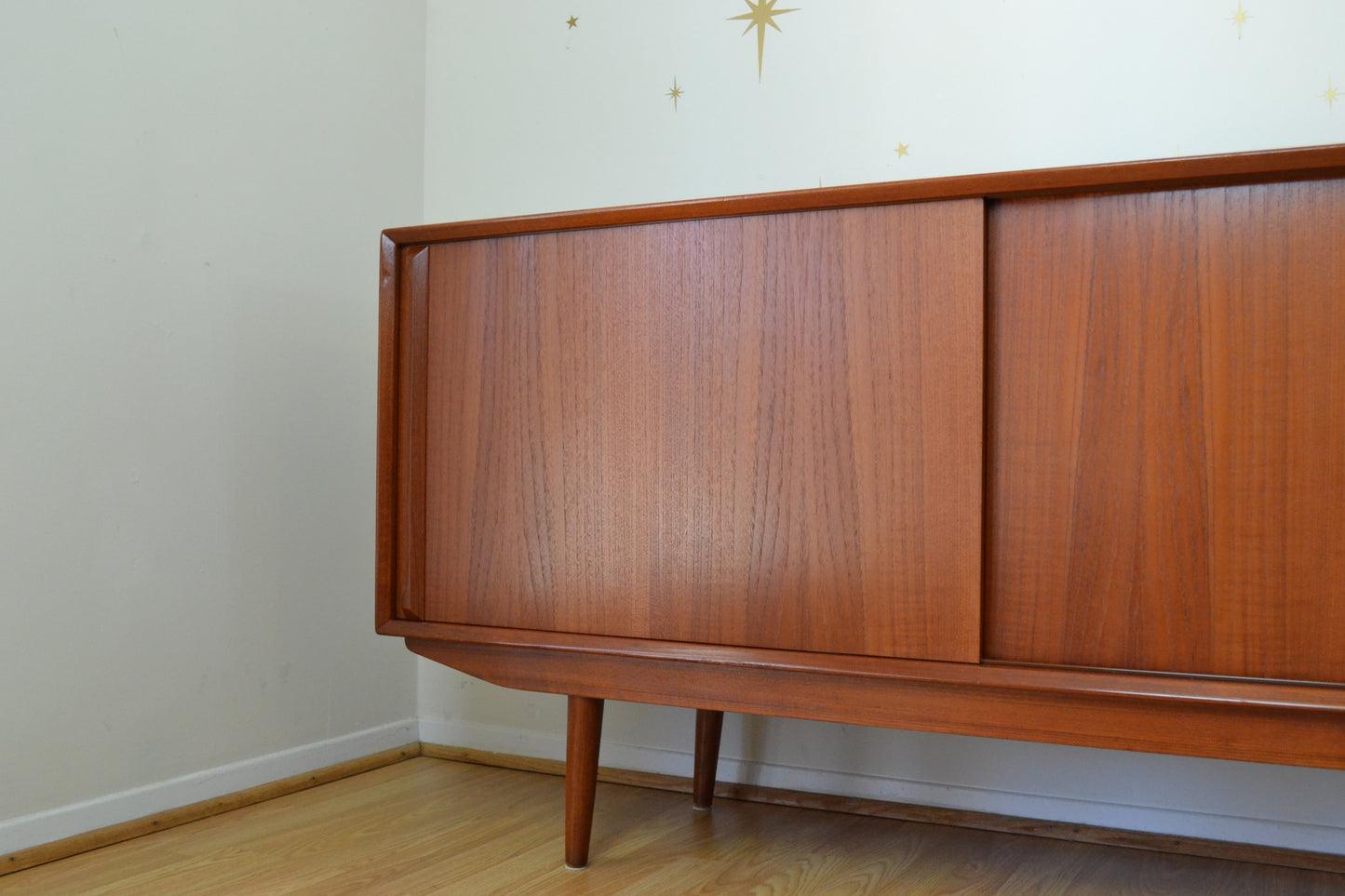 Danish Teak Petite Sideboard/Credenza