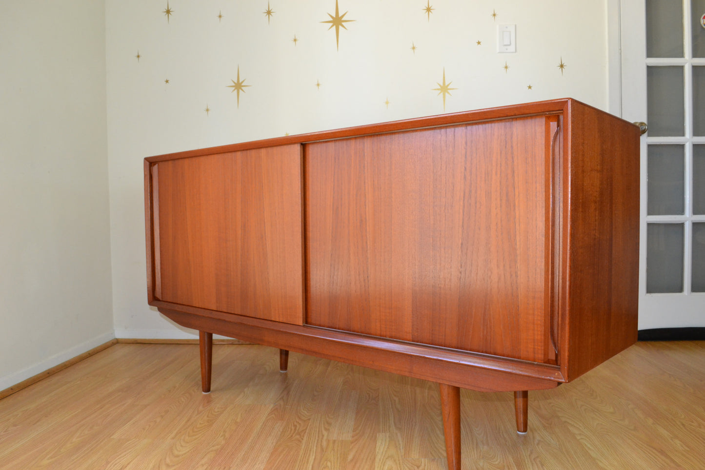 Danish Teak Petite Sideboard/Credenza