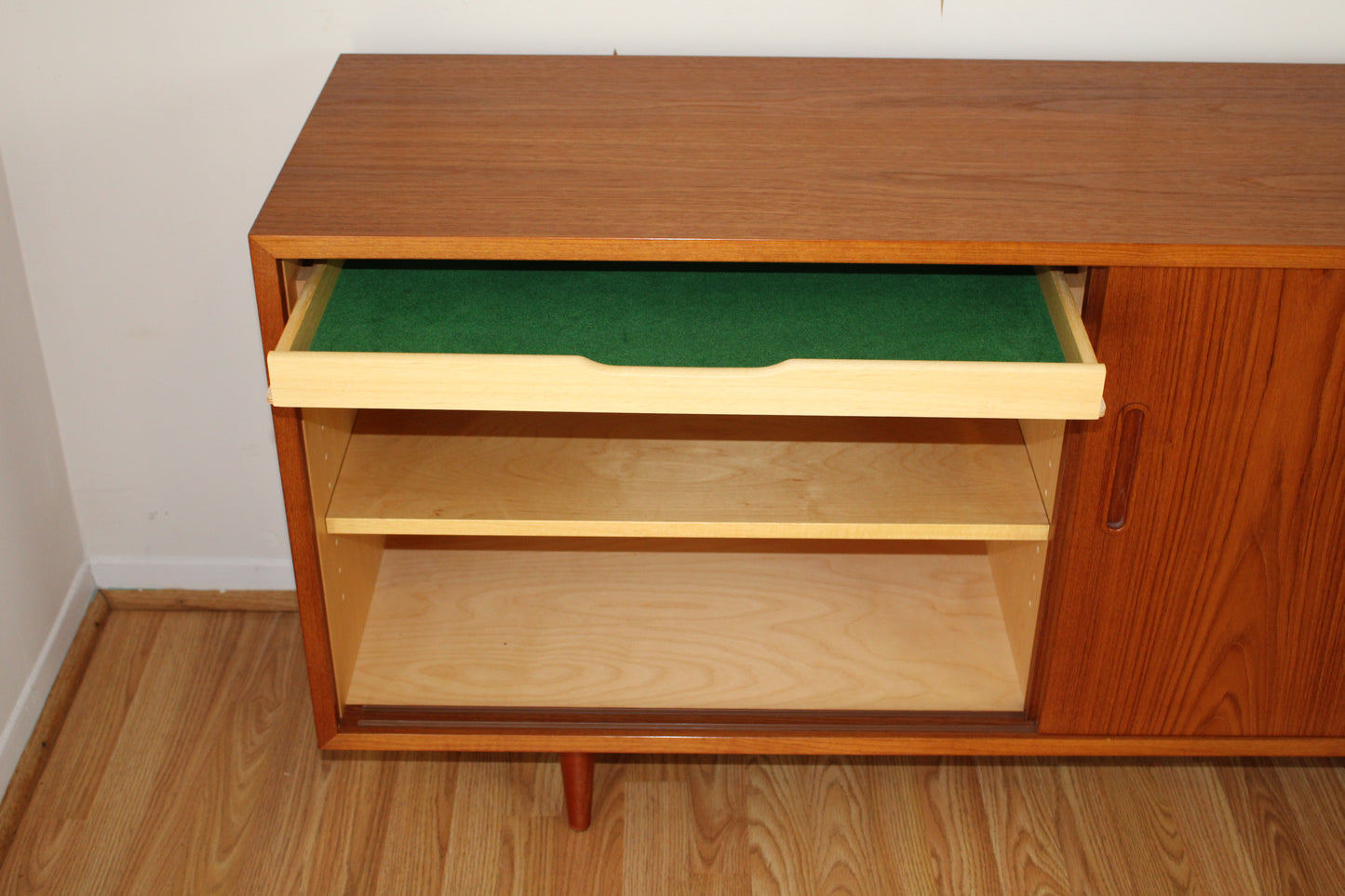 Compact Danish Teak Sideboard/Console by Hundevad