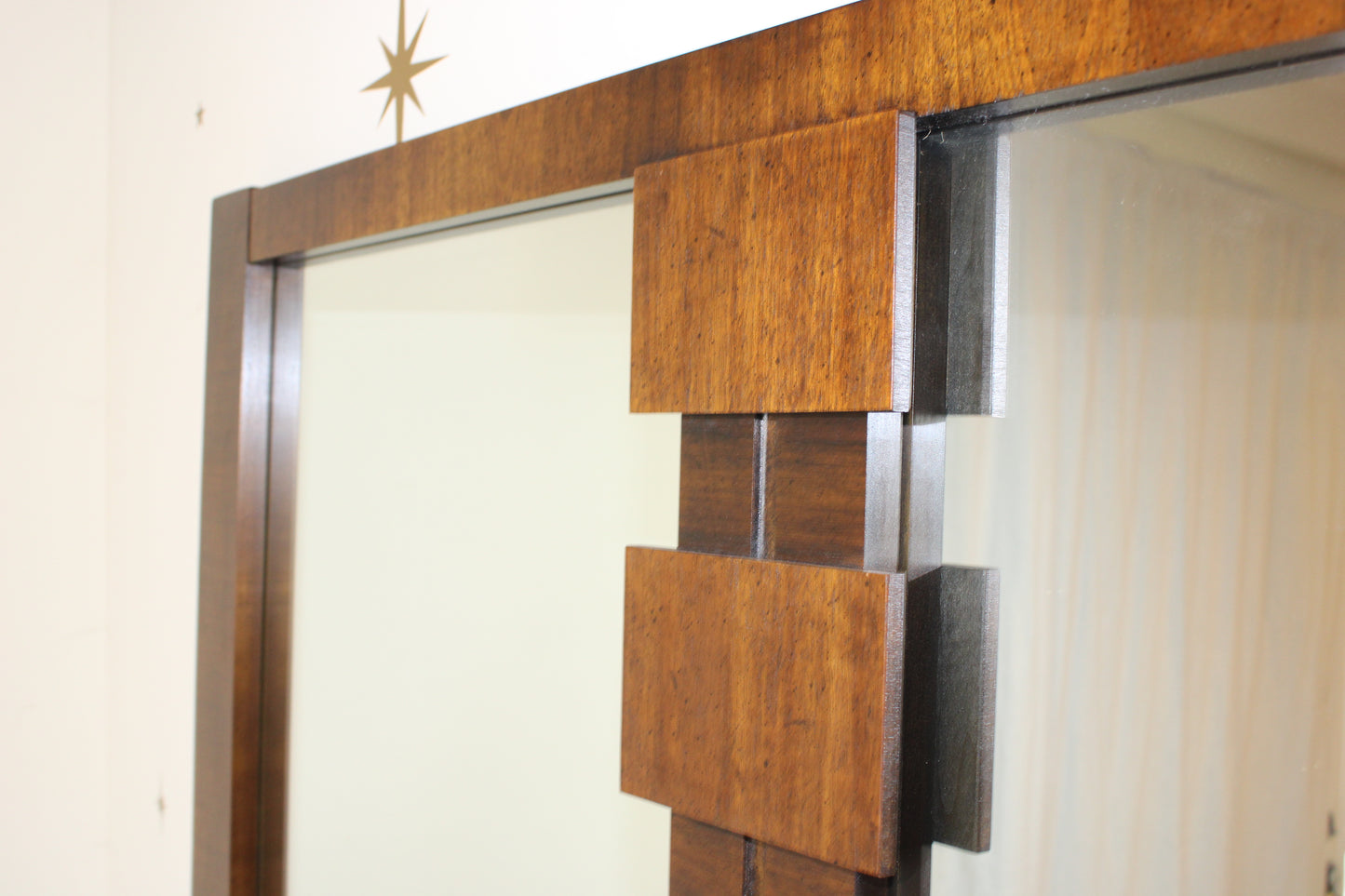 Lane Brutalist 9-Drawer Long Dresser w/ Mirror