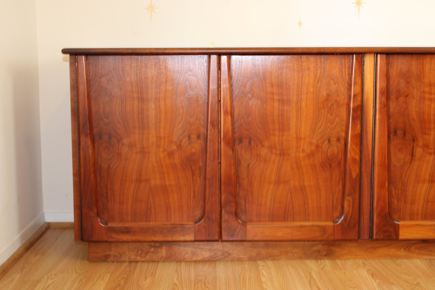 American Modernist Walnut Sideboard