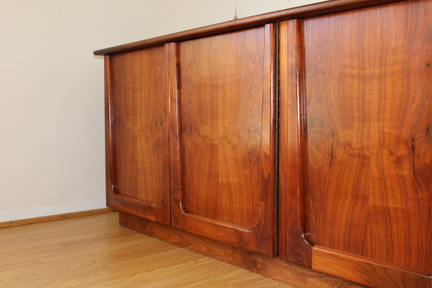 American Modernist Walnut Sideboard
