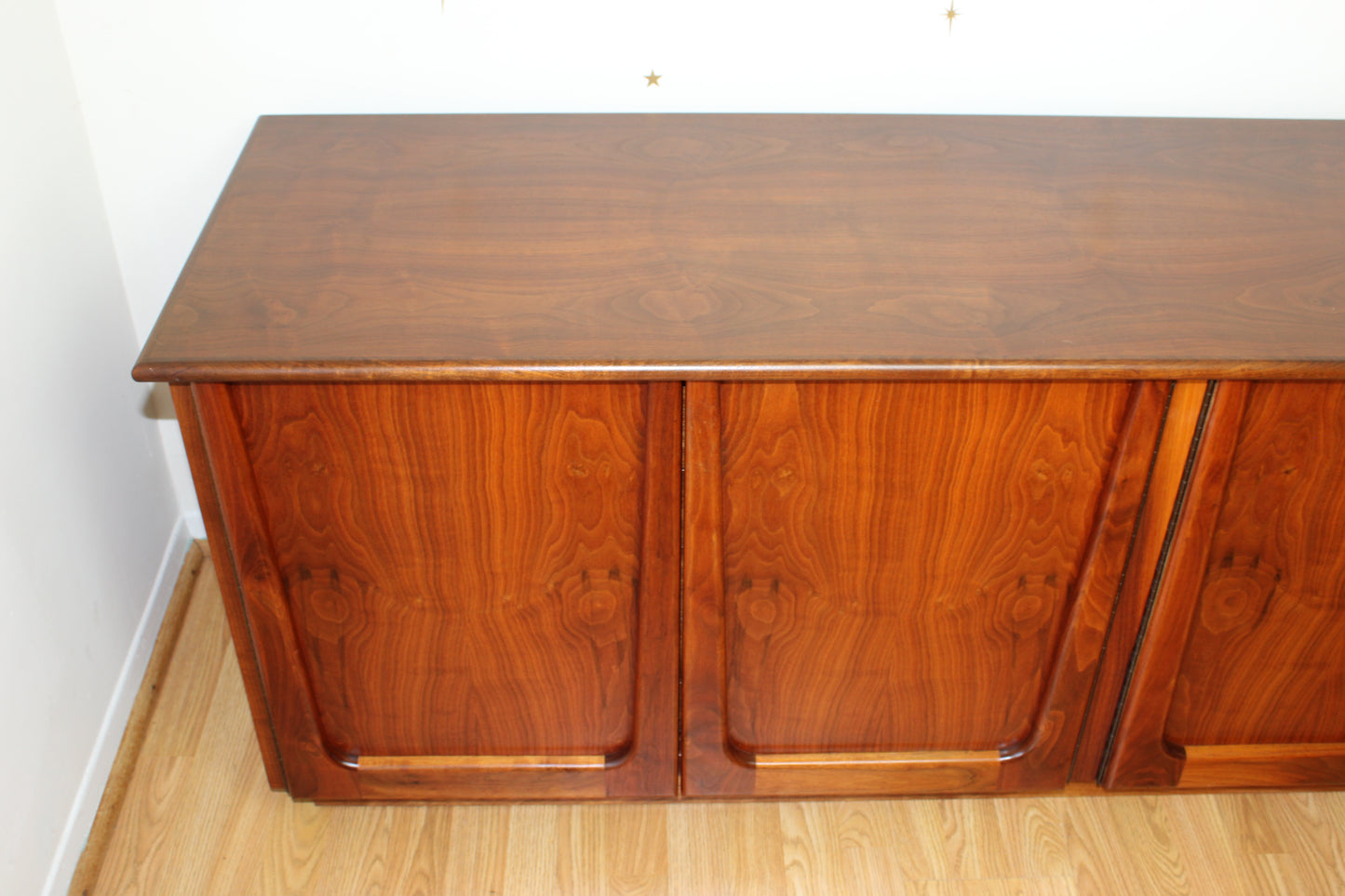 American Modernist Walnut Sideboard