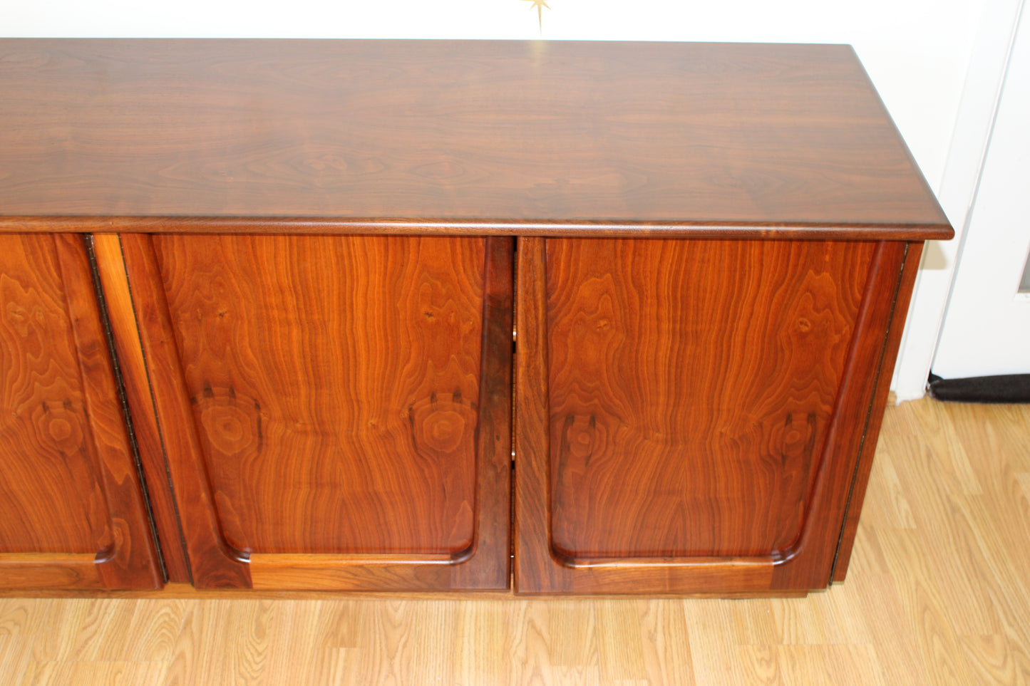 American Modernist Walnut Sideboard