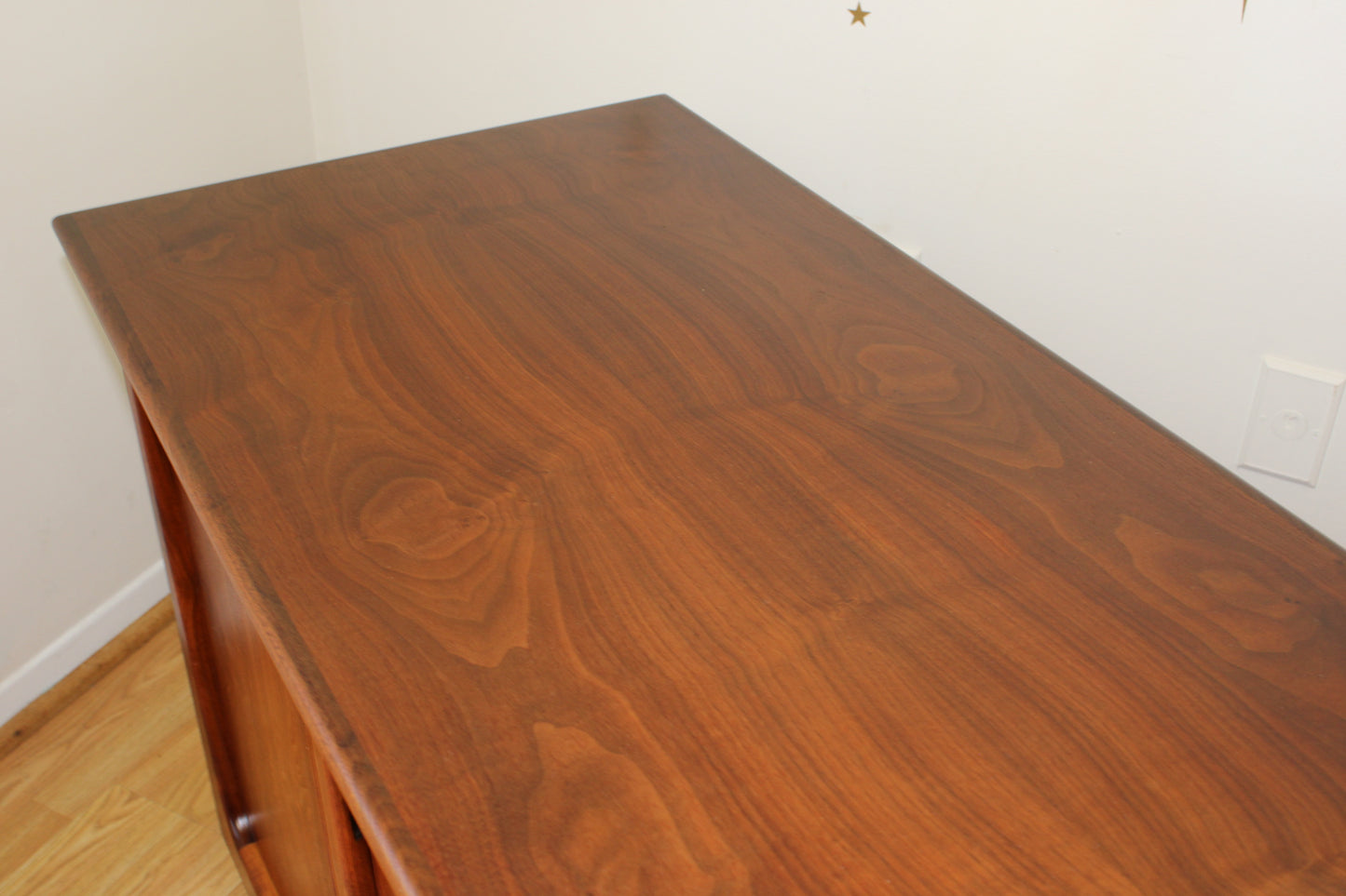 American Modernist Walnut Sideboard