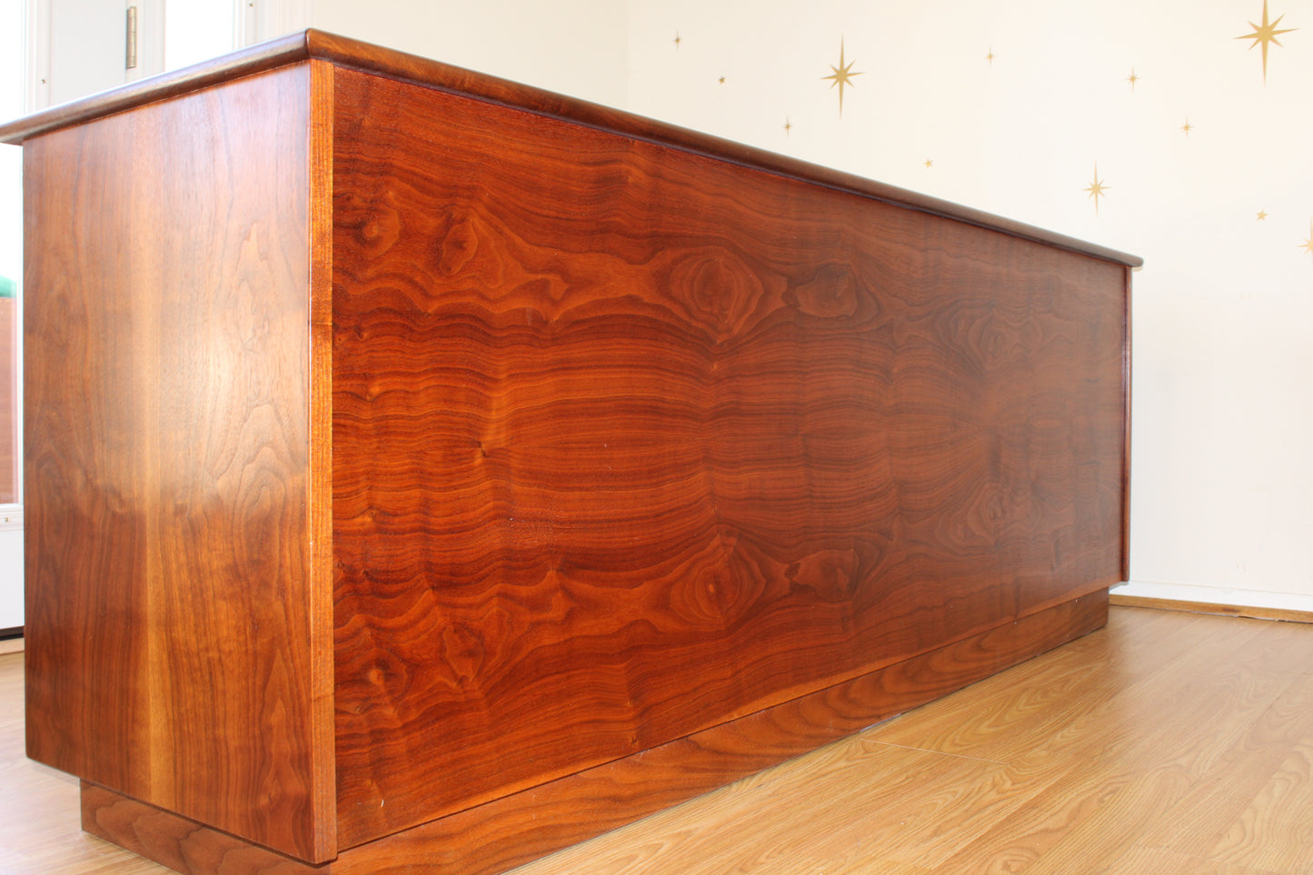 American Modernist Walnut Sideboard