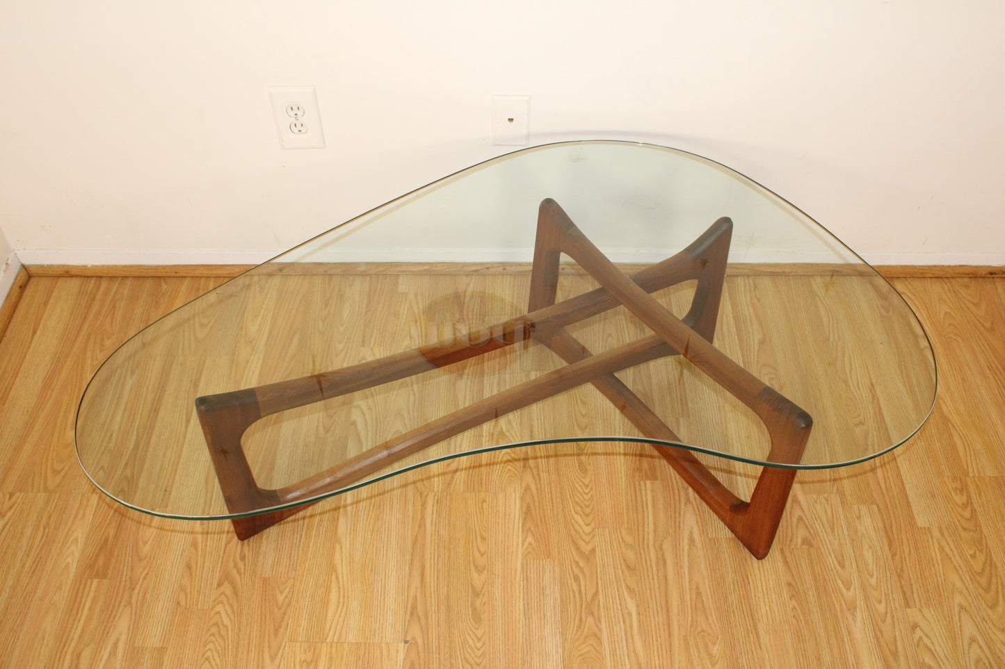 Adrian Pearsall - Boomerang Walnut Coffee Table Model 2450-TK