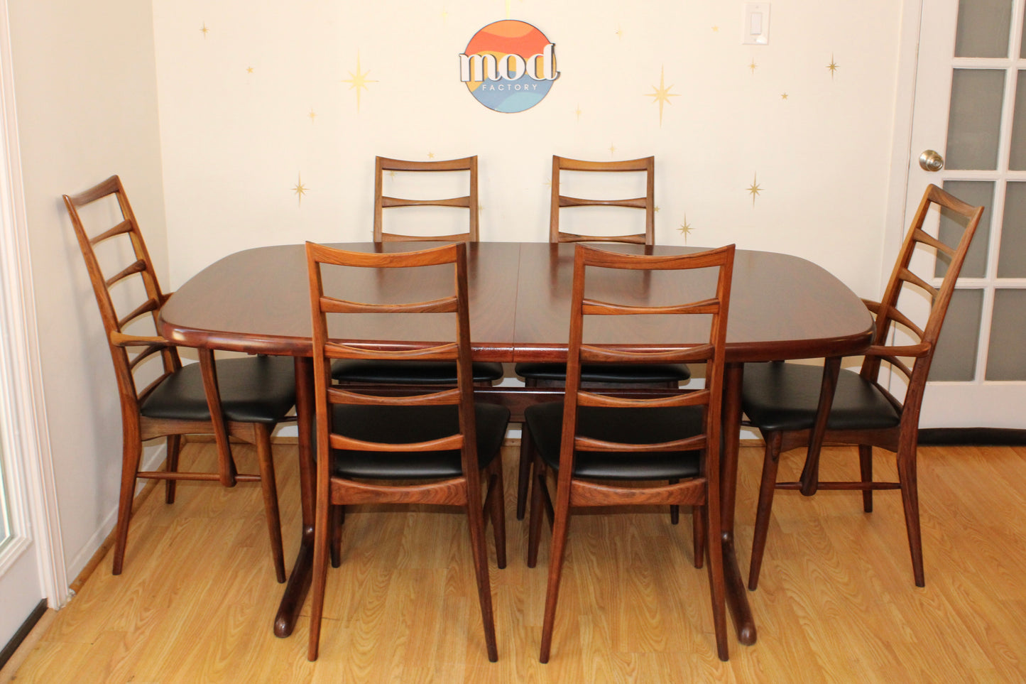 Niels Koefoed - Set of Six Rosewood Dining Chairs