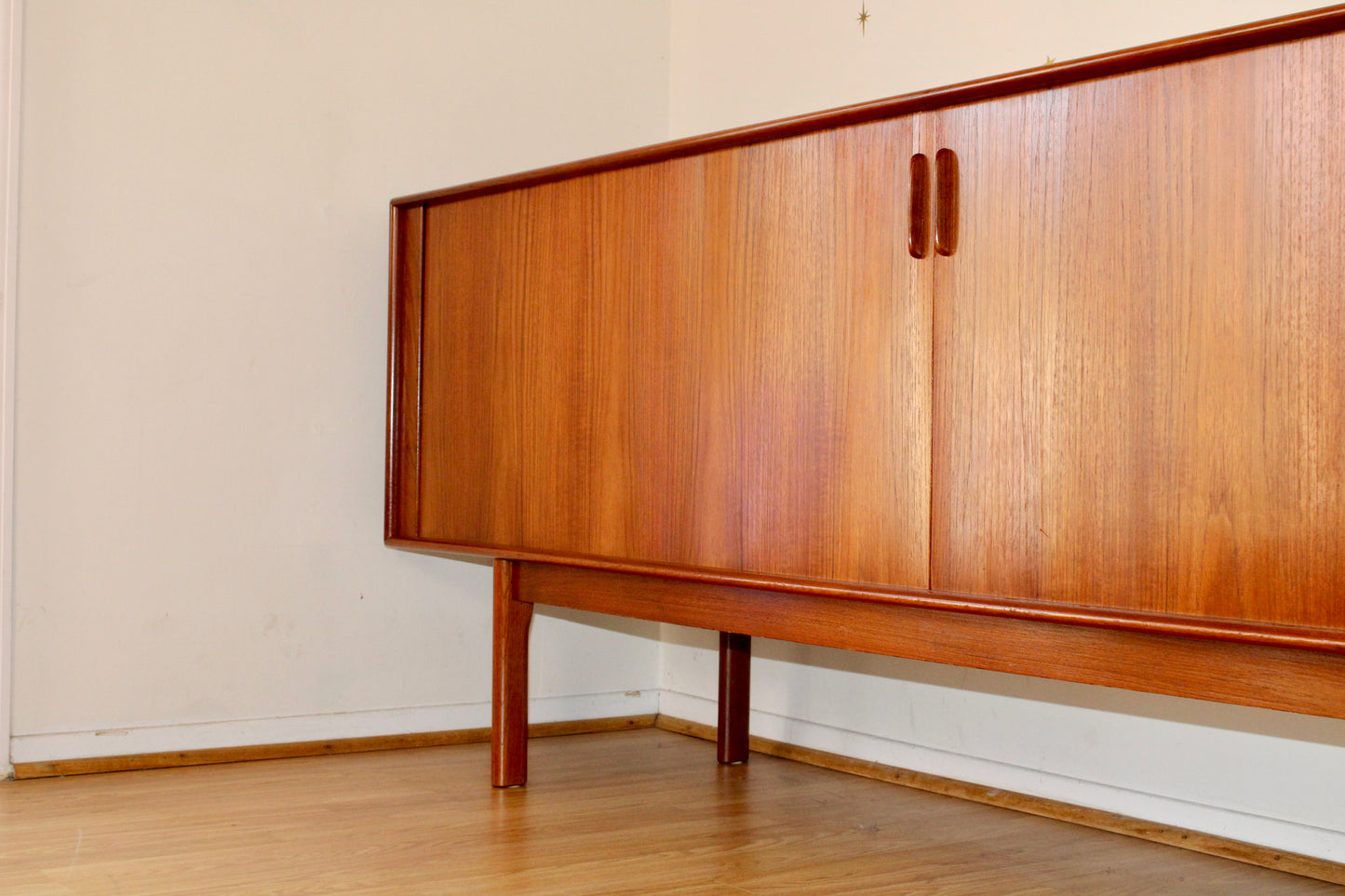 Henning Larsen - Danish Teak Tambour Door Sideboard/Credenza