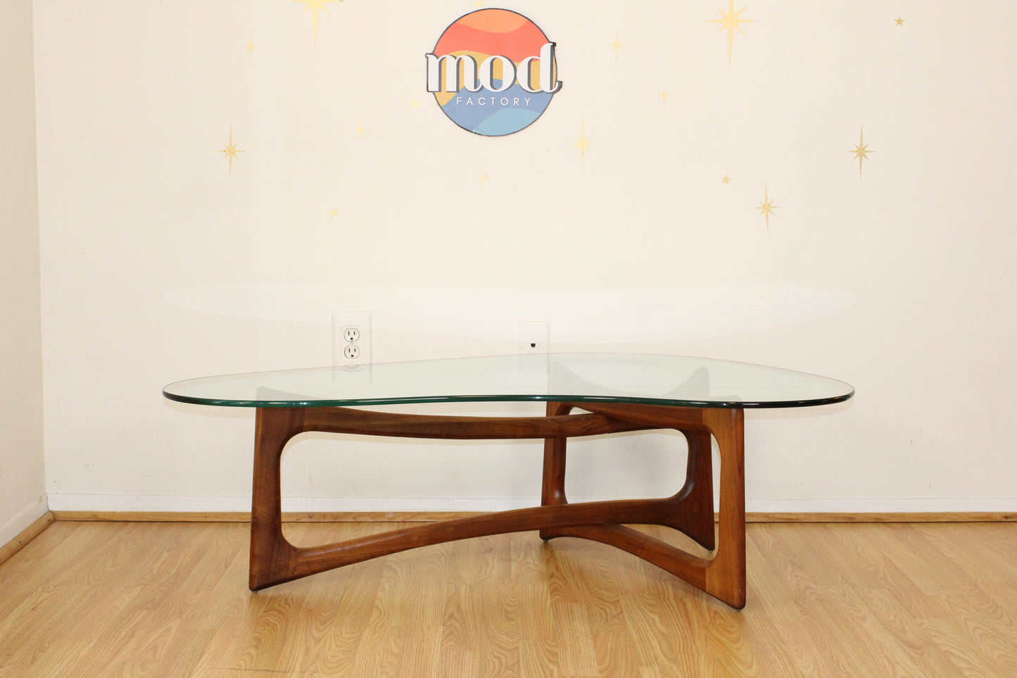 Adrian Pearsall - Boomerang Walnut Coffee Table Model 2450-TK