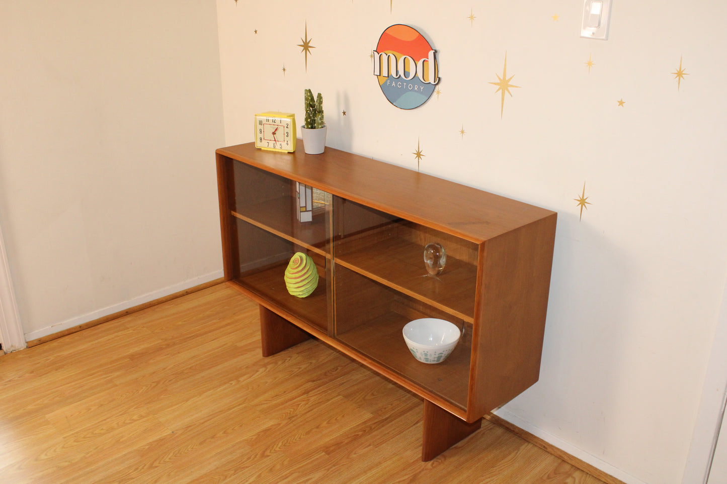 Danish Modern Teak Display Cabinet/Bookcase