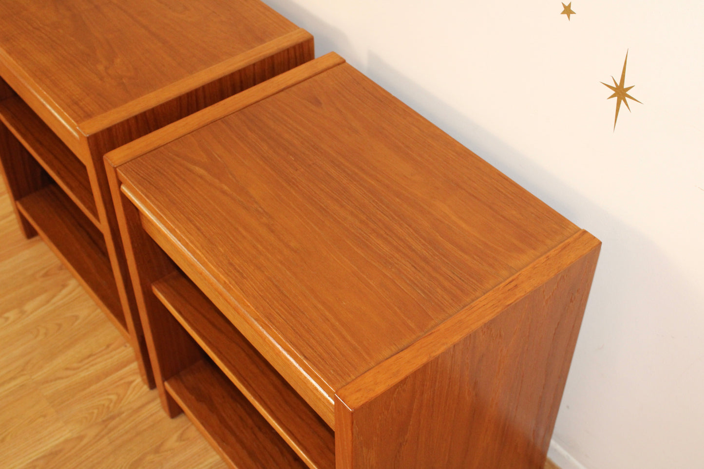 Pair of Danish Teak Nightstands by Jesper