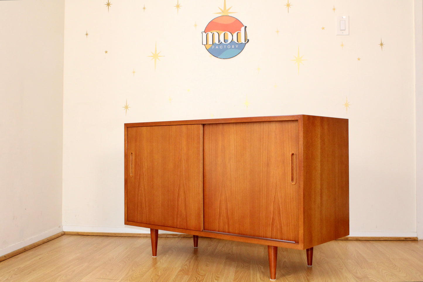 Carlo Jensen - Danish Teak Compact Sideboard (1)