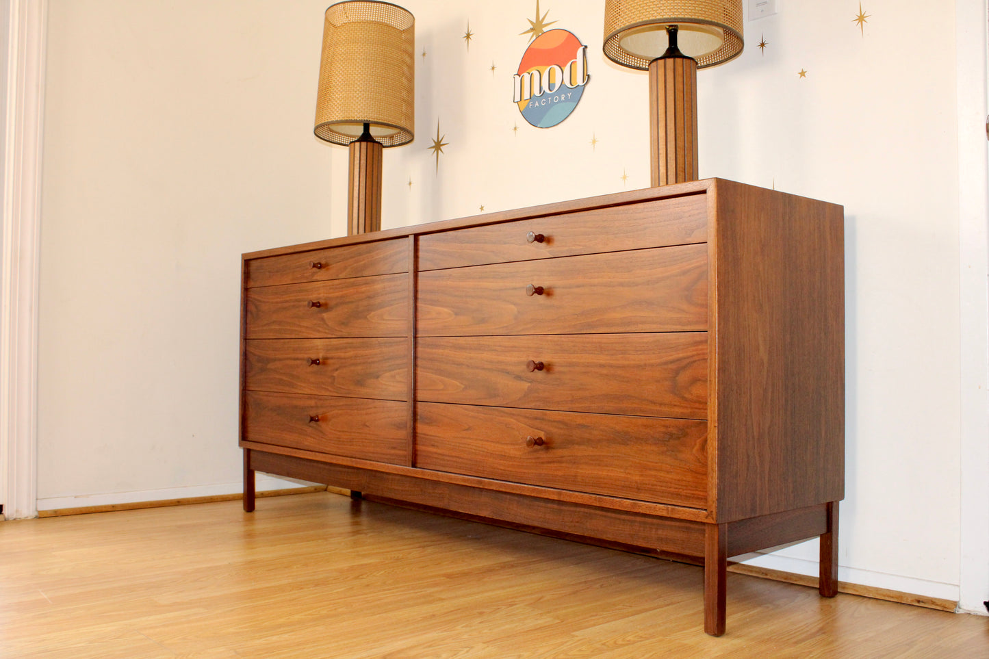 Richard Artschwager - American Modernist Walnut Double Dresser