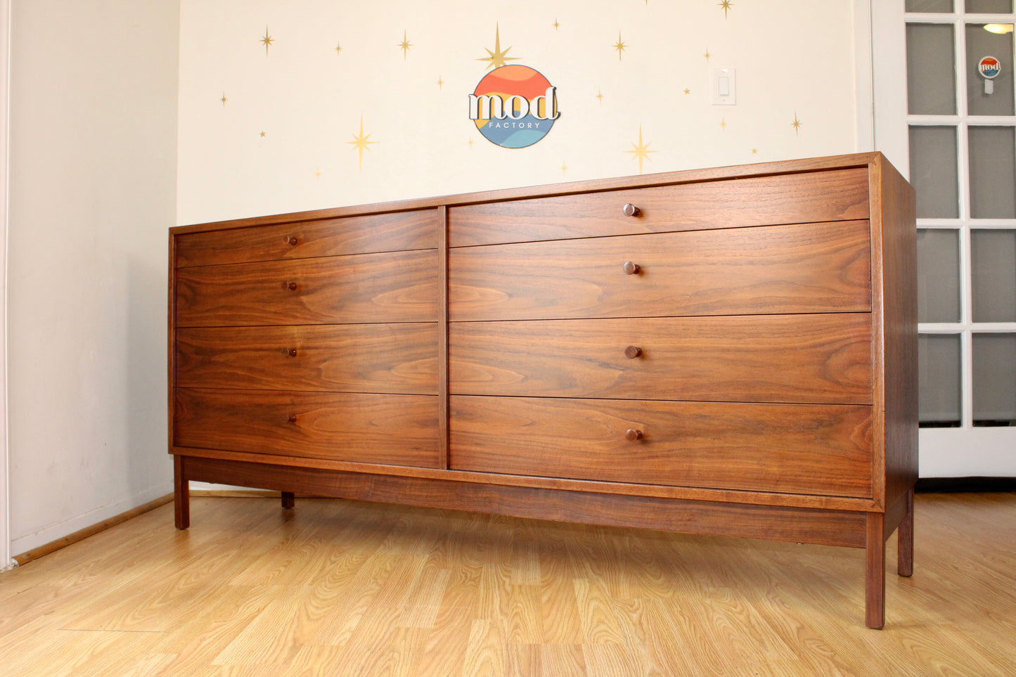 Richard Artschwager - American Modernist Walnut Double Dresser