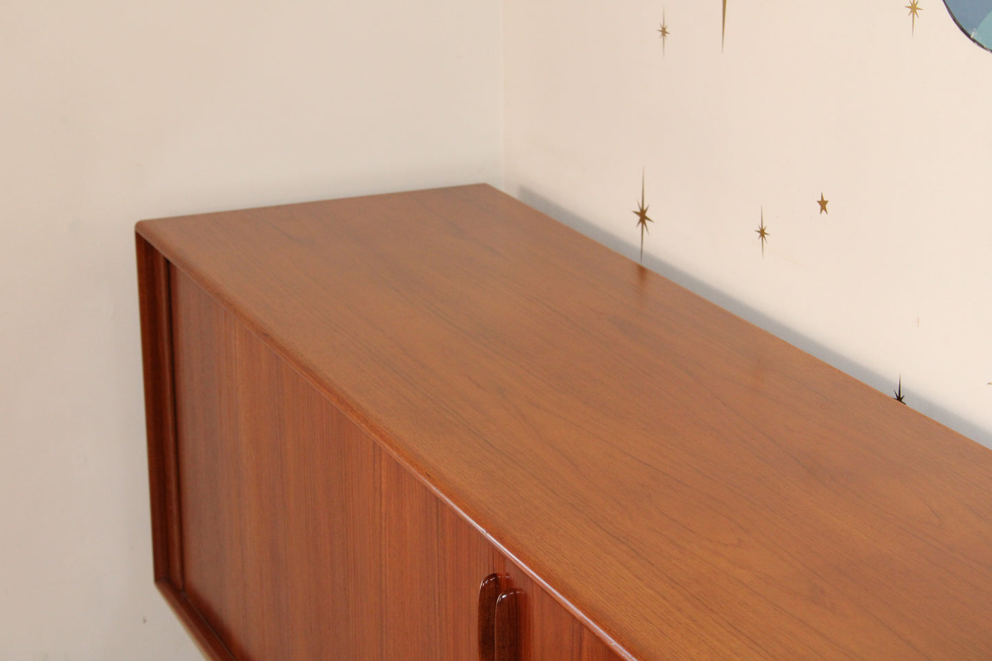 Henning Larsen - Danish Teak Tambour Door Sideboard/Credenza